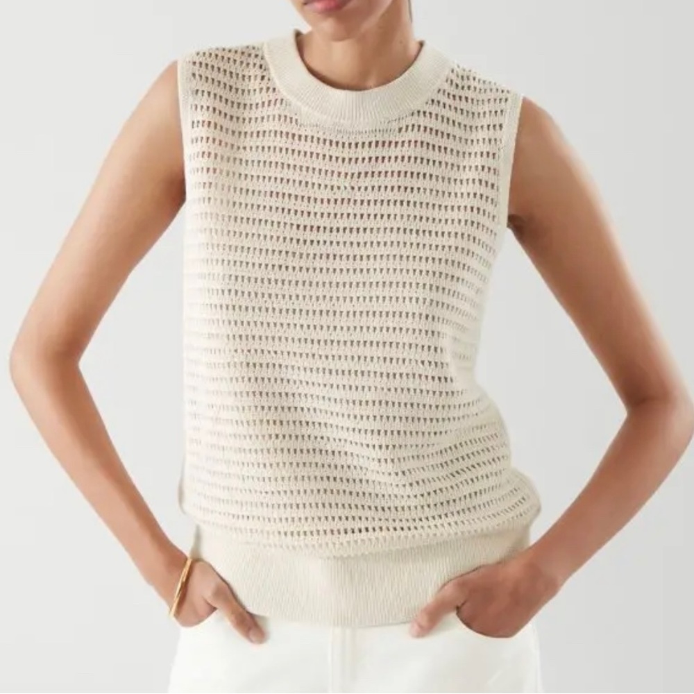 COS Crochet Sleeveless Top